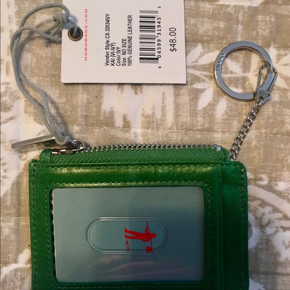 HOBO Handbags - NWT HOBO KAI LEATHER CARDHOLDER IVY